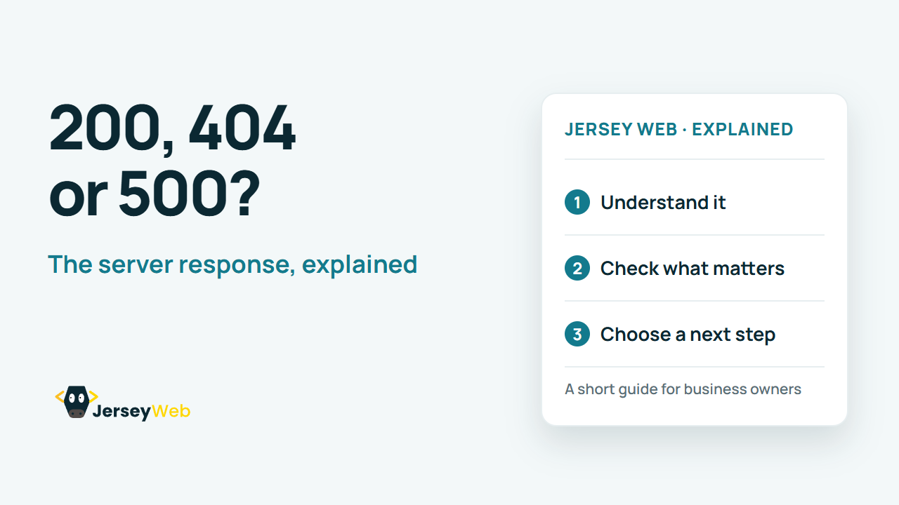 Jersey Web video: 200, 404 or 500?