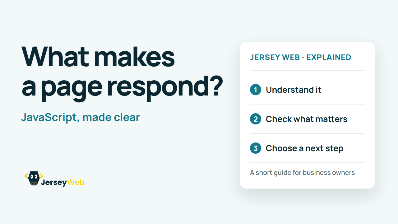Jersey Web video: What makes a page respond?
